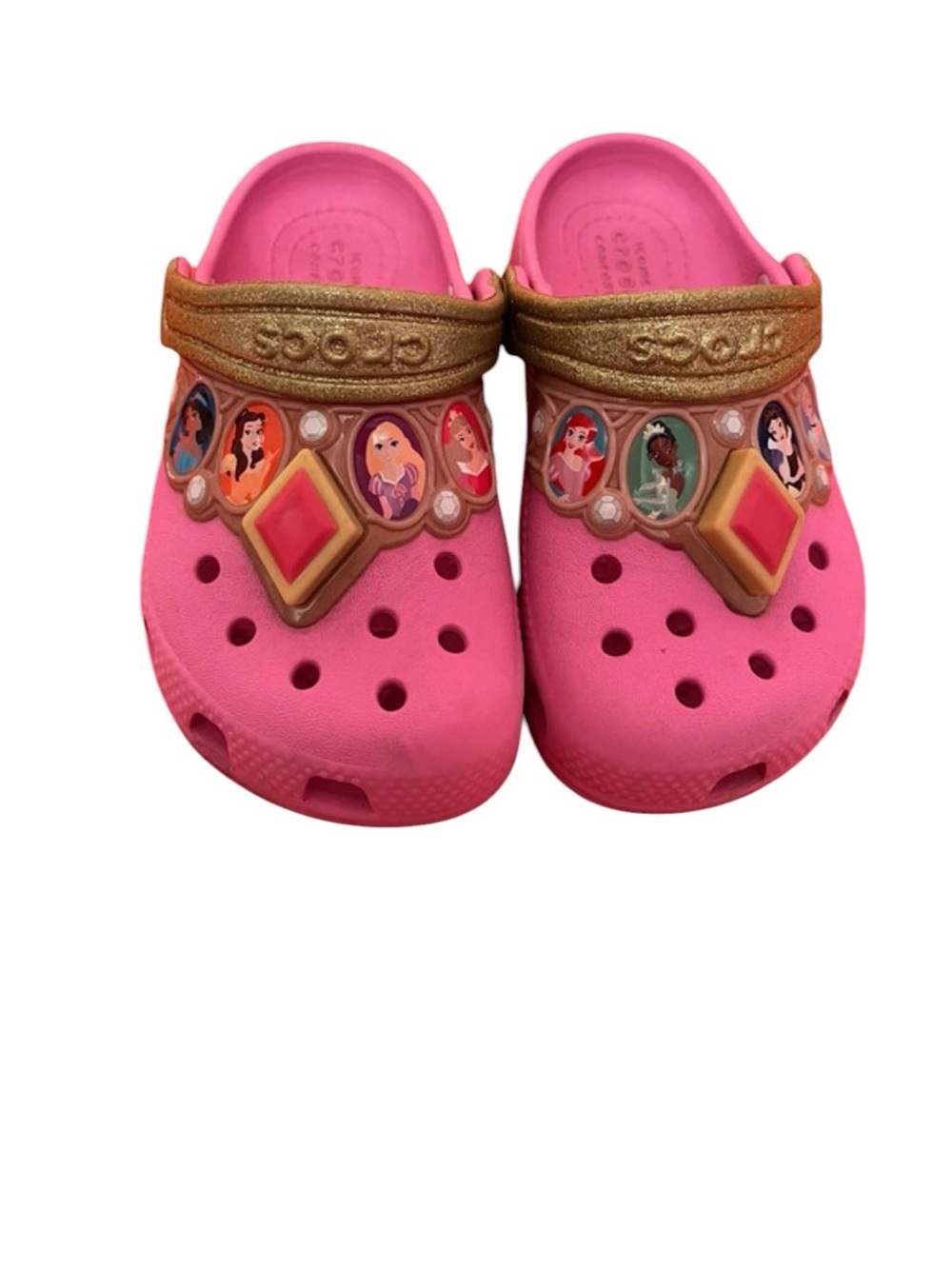 Toddler Classic Disney Princess Light up Crocs  9T